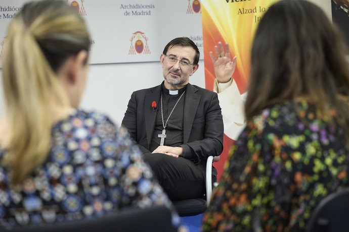 El arzobispo de Madrid, José Cobo, durante una entrevista para Europa Press, a 19 de mayo de 2026, en Madrid (España). Licenciado en Derecho por la Universidad Complutense de Madrid, José Cobo fue ordenado sacerdote en 1994. Desempeñó el cargo de obispo a