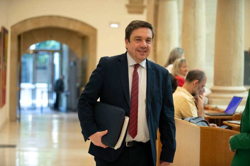 El consejero de Educación, Alberto Galiana