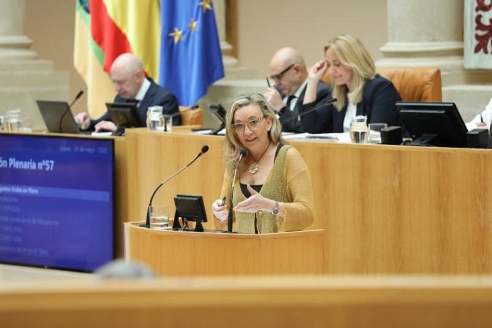 La consejera de Empresa, Belinda León