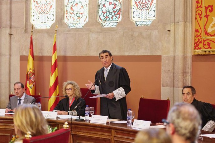 El decano del Col·legi de Procuradors dels Tribunals de Barcelona (ICPB) y presidente del Consell de Col·legis de Procuradors dels Tribunals de Catalunya, Javier Segura Zariquiey