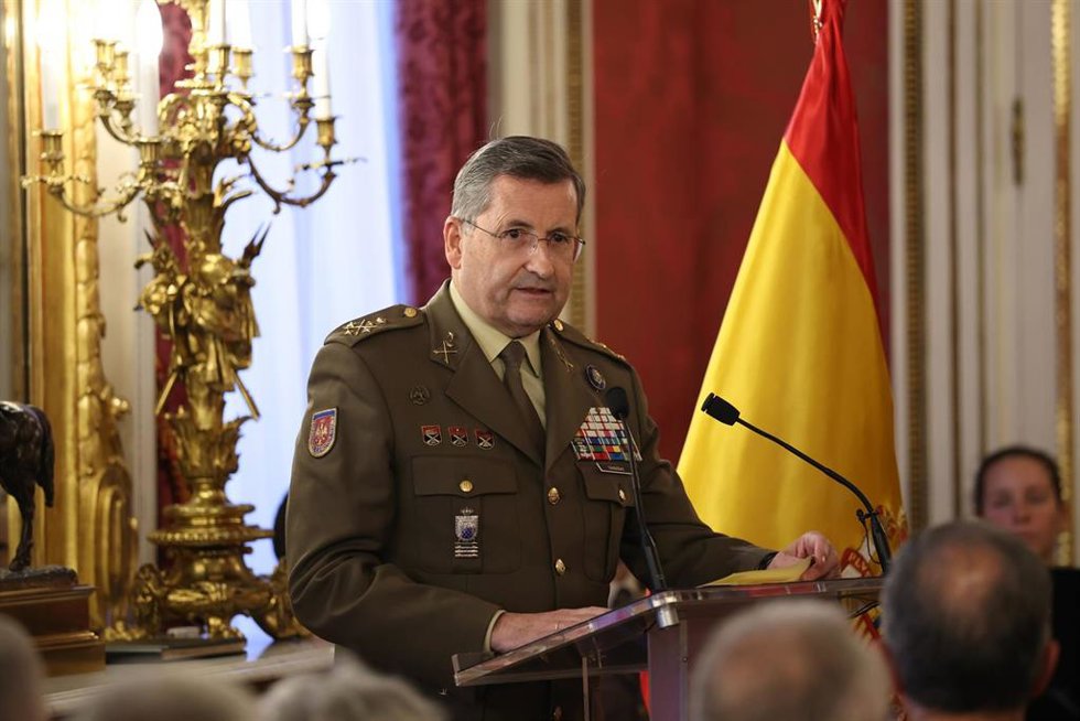 Archivo - El jefe de Estado Mayor del Ejército de Tierra, Amador Enseñat y Berea.