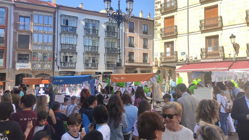 Mercado 'Emprender en Mi Escuela' este jueves en Soria.