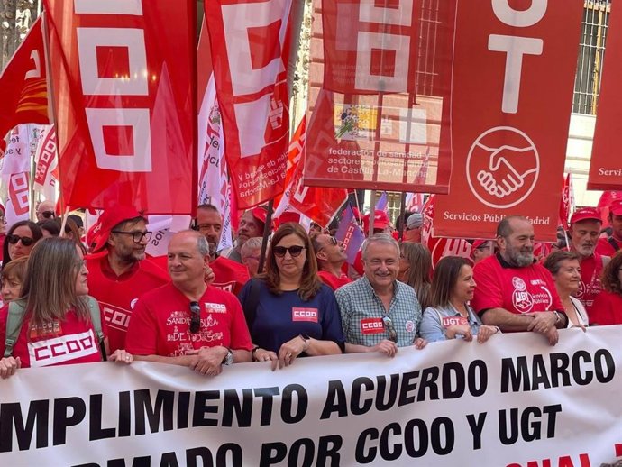 Imagen de la concentración.