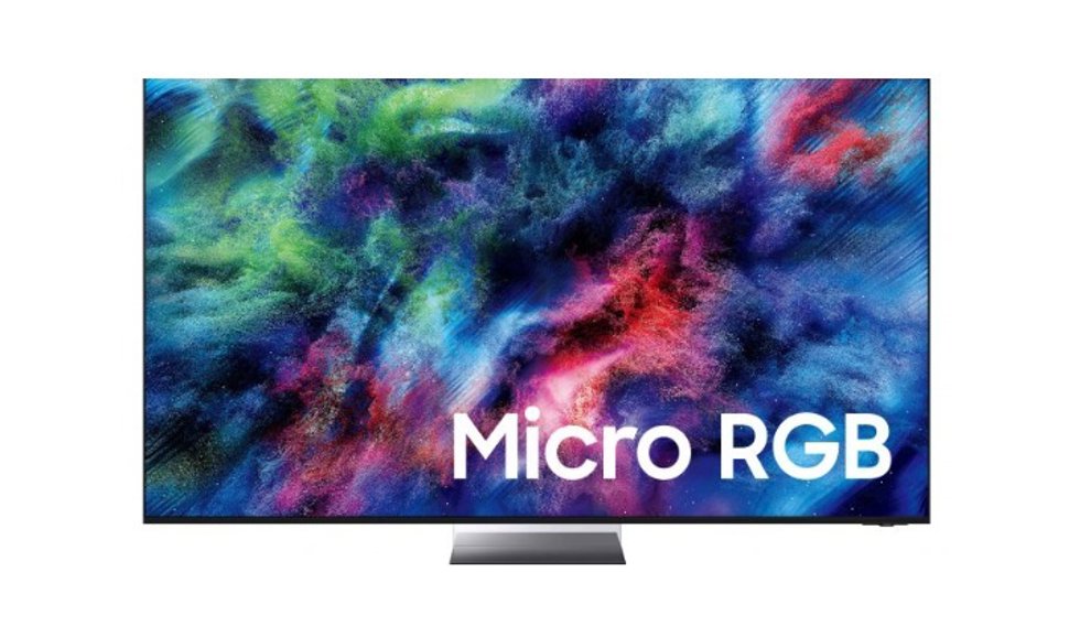 Televisor Samsung con tecnología Micro RGB