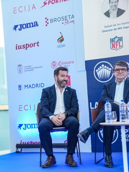El director general de NFL España, Rafael de los Santos, en la séptima edición del ISDE Sports Covention.