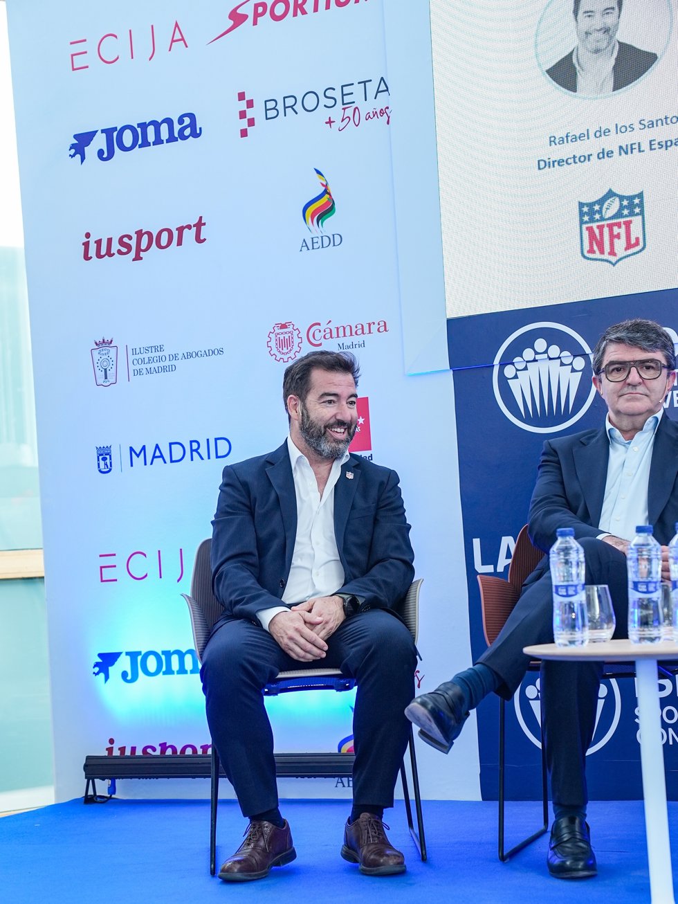 El director general de NFL España, Rafael de los Santos, en la séptima edición del ISDE Sports Covention.