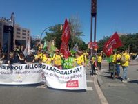 Els docents es manifesten a Tarragona per demanar millores en les seves condicions laborals
