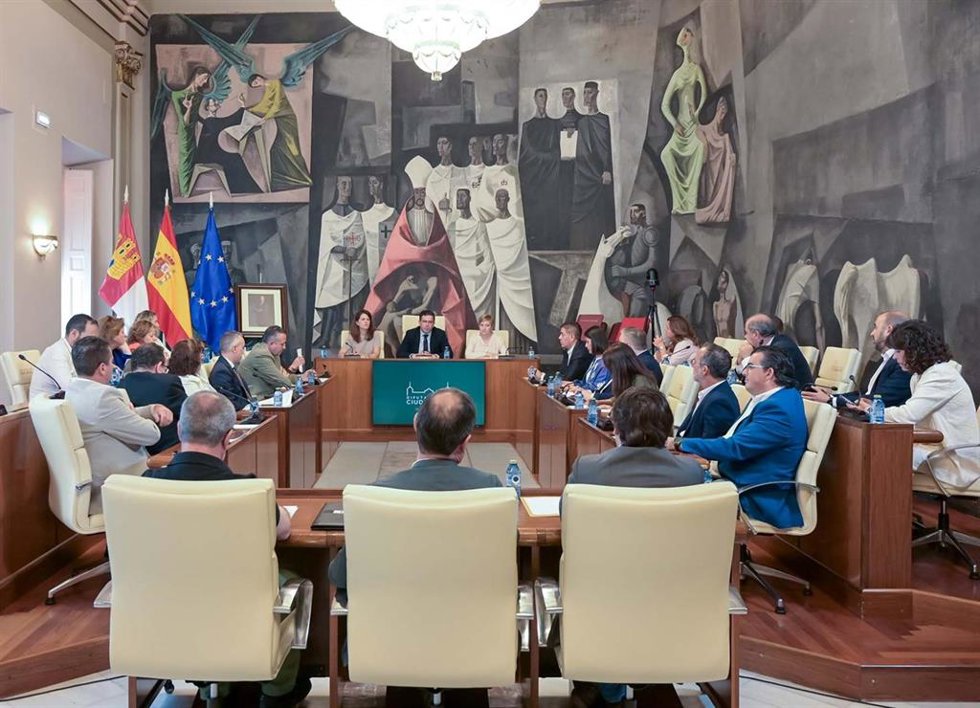 Pleno ordinario de la Diputación.