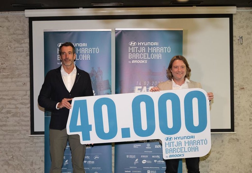 Archivo - Presentación del récord de inscripciones en la Hyundai Mitja Marató Barcelona by Brooks 2027
