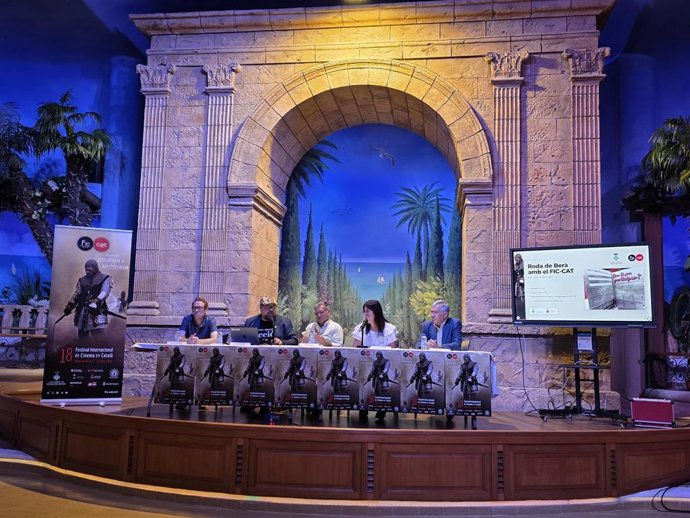 Presentación del Fic-Cat en Roda de Berà.