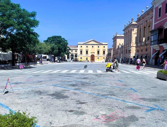 Archivo - Peatonalización de Es Born, Ciutadella