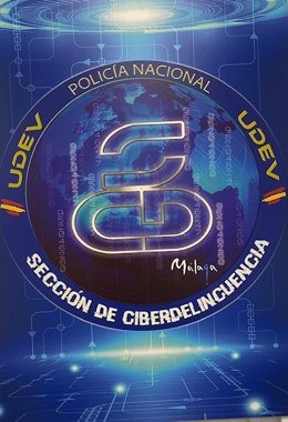 Logotipo de la Sección de Ciberdelincuencia de la Policía Nacional.