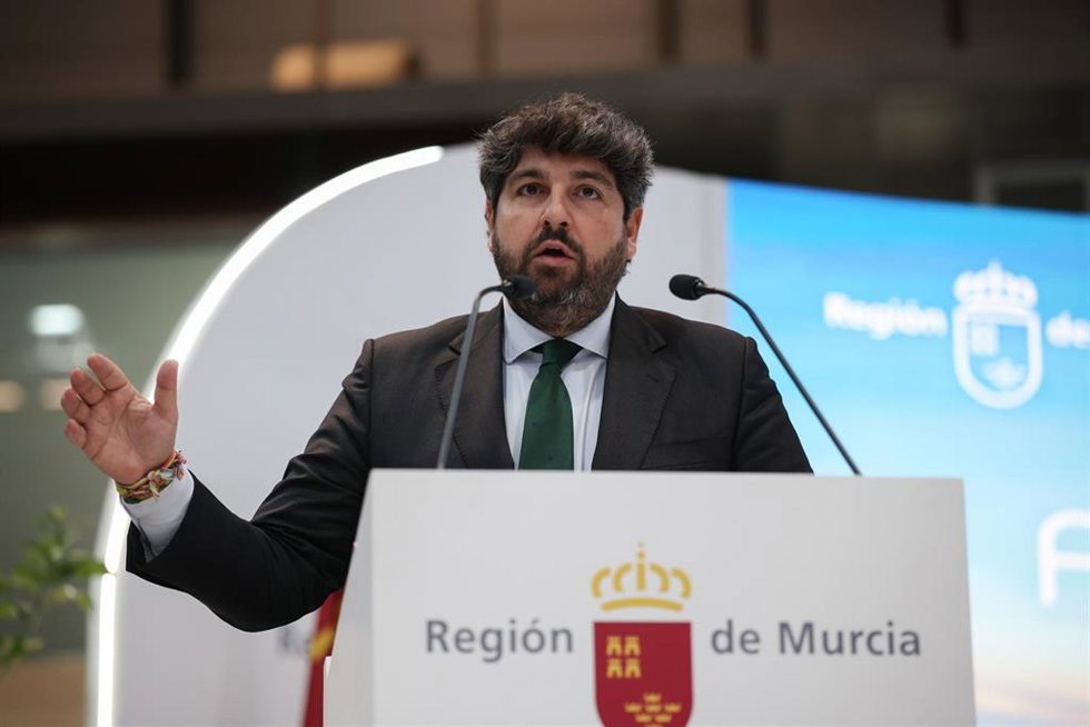 Archivo - El presidente de la Región de Murcia, Fernando López Miras