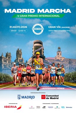 El exmarchador ecuatoriano Jefferson Pérez será homenajeado en el V GPI Madrid Marcha el 31 de mayo.