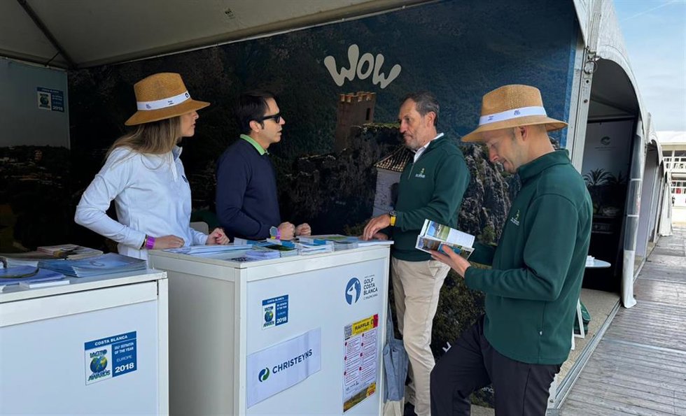 La Costa Blanca muestra la oferta global de golf de Alicante en el Soudal Open de Bélgica