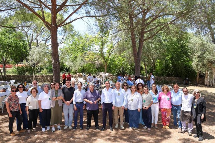 La residencia Huialfàs de sa Pobla celebra el tradicional pancaritat en el oratorio de Crestatx