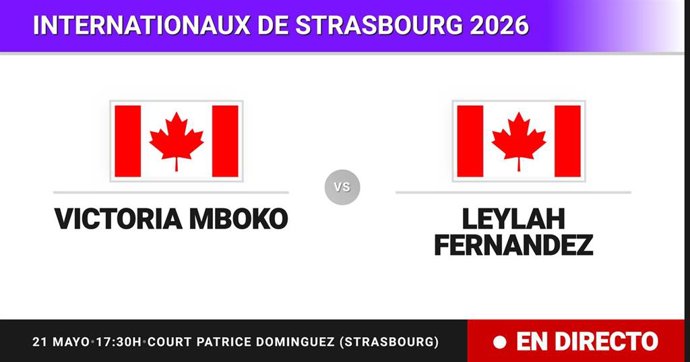 Victoria Mboko - Leylah Fernandez: resumen y estadísticas del partido de Cuartos de final de Internationaux de Strasbourg