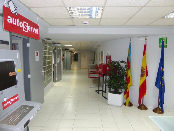 Imatge d'arxiu d'una oficina de Labora