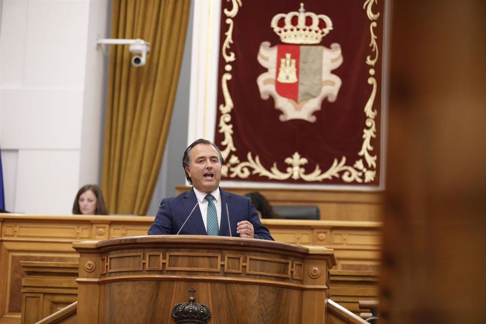 El presidente del Grupo Parlamentario Vox, David Moreno.