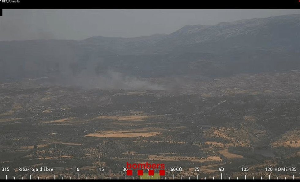 Incendio declarado en Vinebre