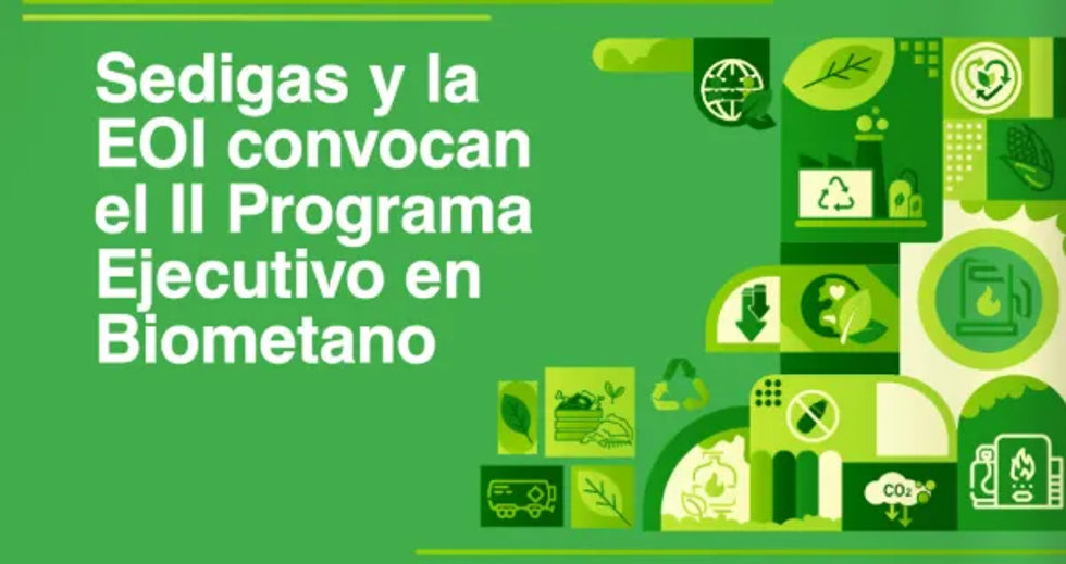 EOI y Sedigas, Programa Ejecutivo en Biometano