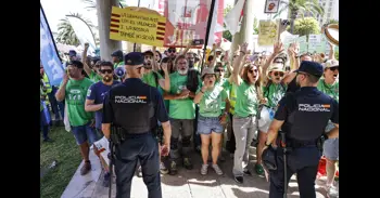 Educació xifra en el 18,64% el seguiment de la novena jornada de la vaga indefinida en l'ensenyament públic