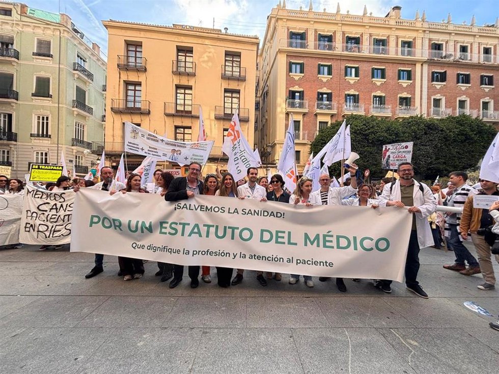 Manifestación de CESM-CV