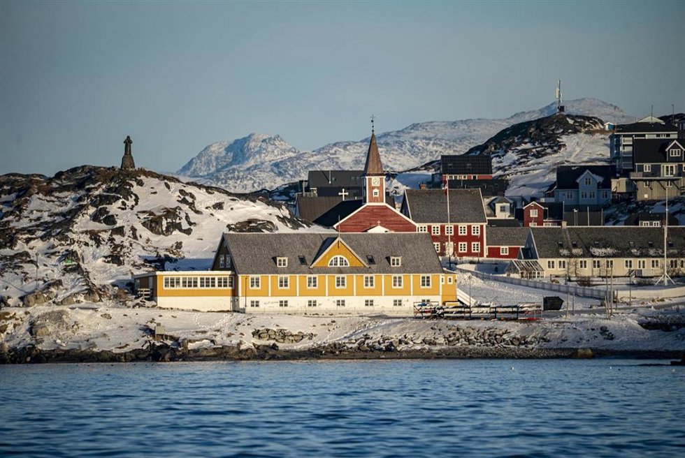 Archivo - Las costas de Nuuk, capital de Groenlandia