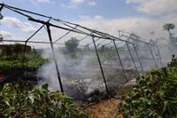 Incendiadas dos carpas hospitalarias en Rwampara, en RDC, donde recibían tratamiento pacientes de ébola