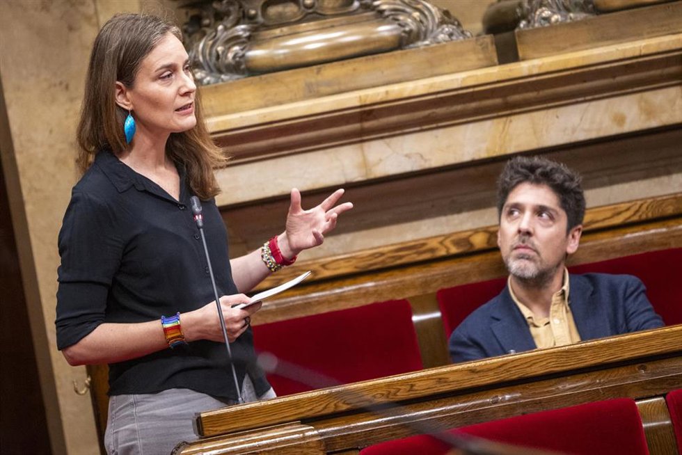 Archivo - La presidenta de los Comuns en el Parlament, Jéssica Albiach