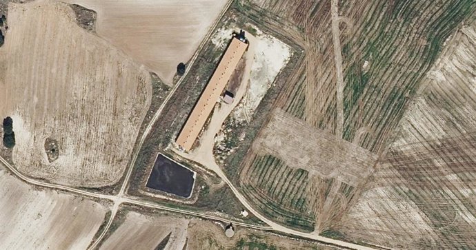 Vista aérea de la zona del proyecto.