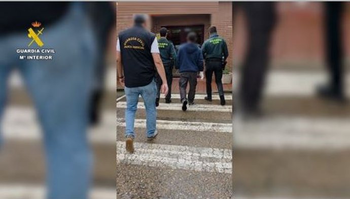 Momento de la detención.