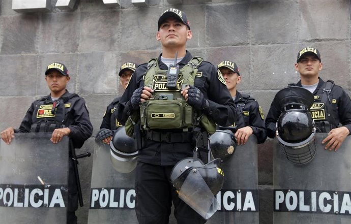 Archivo - Imagen de archivo de la Policía de Perú.