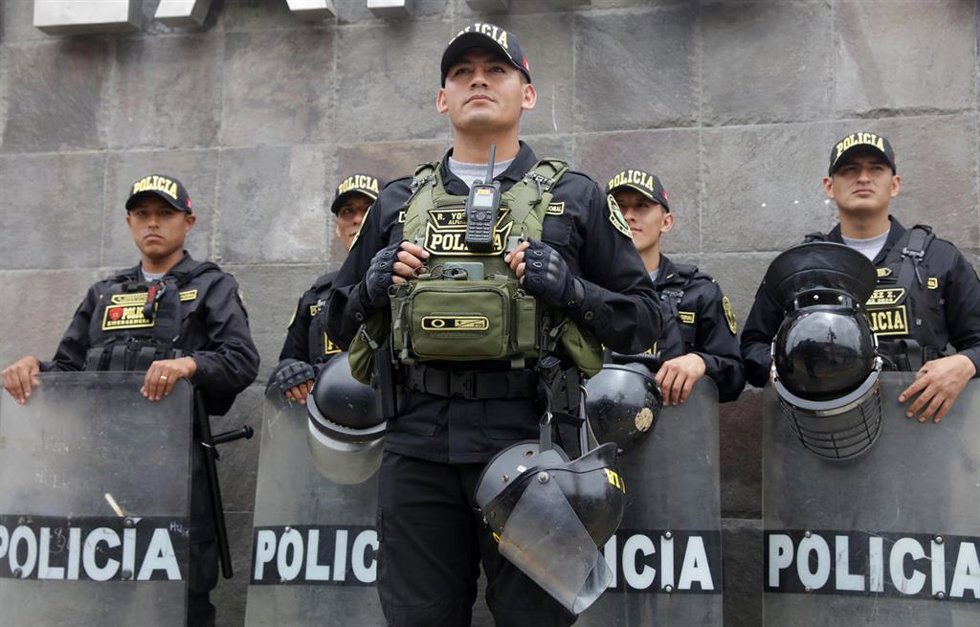 Archivo - Imagen de archivo de la Policía de Perú.