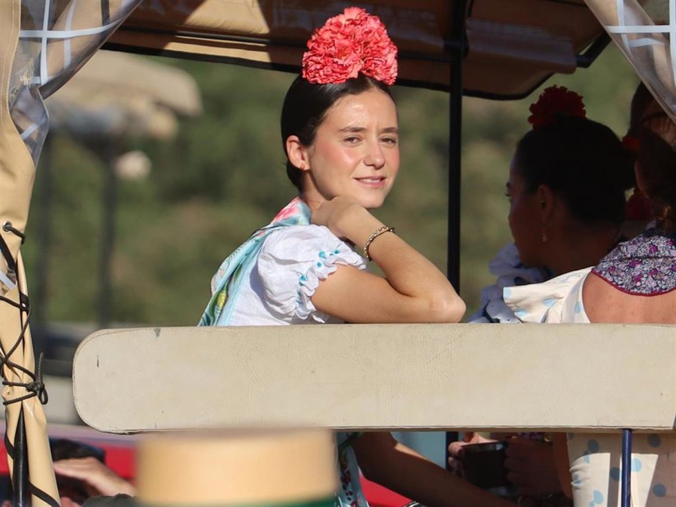 Victoria Federica Marichalar durante el cruce del Vado del Quema