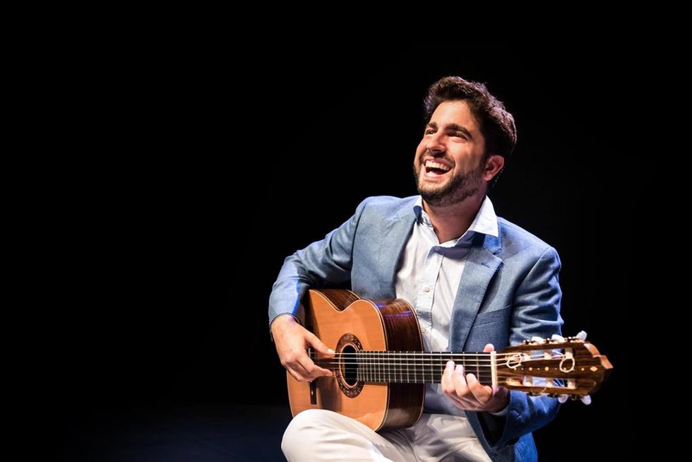 El guitarrista Rafael Aguirre.