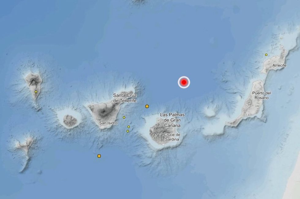 Sismo sentido en el norte de Gran Canaria