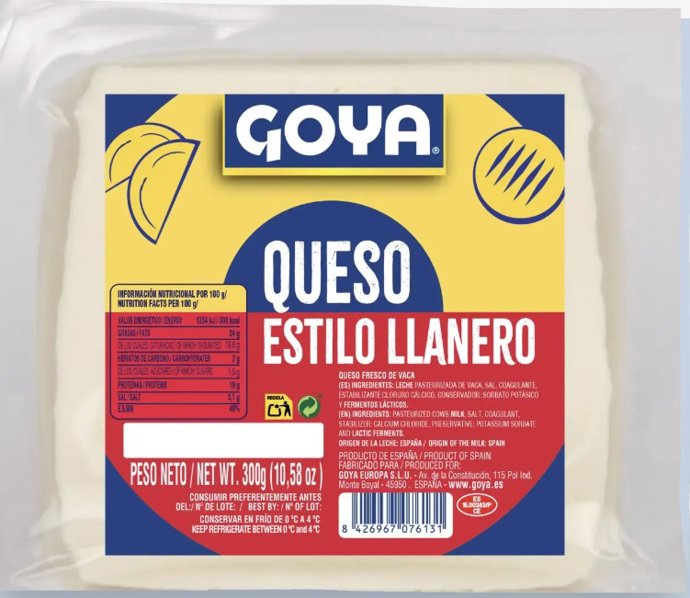A AESAN informa que lotes de queijo fresco de vaca contaminados com 'Listeria monocytogenes' também estavam sendo vendidos em uma loja de conveniência