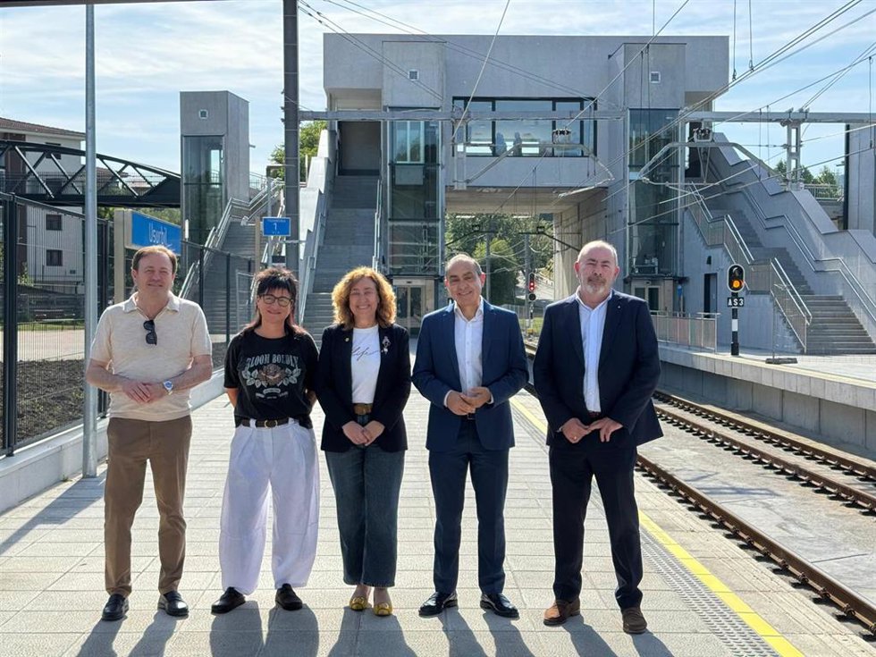 Presentación de la nueva estación de Usurbil.