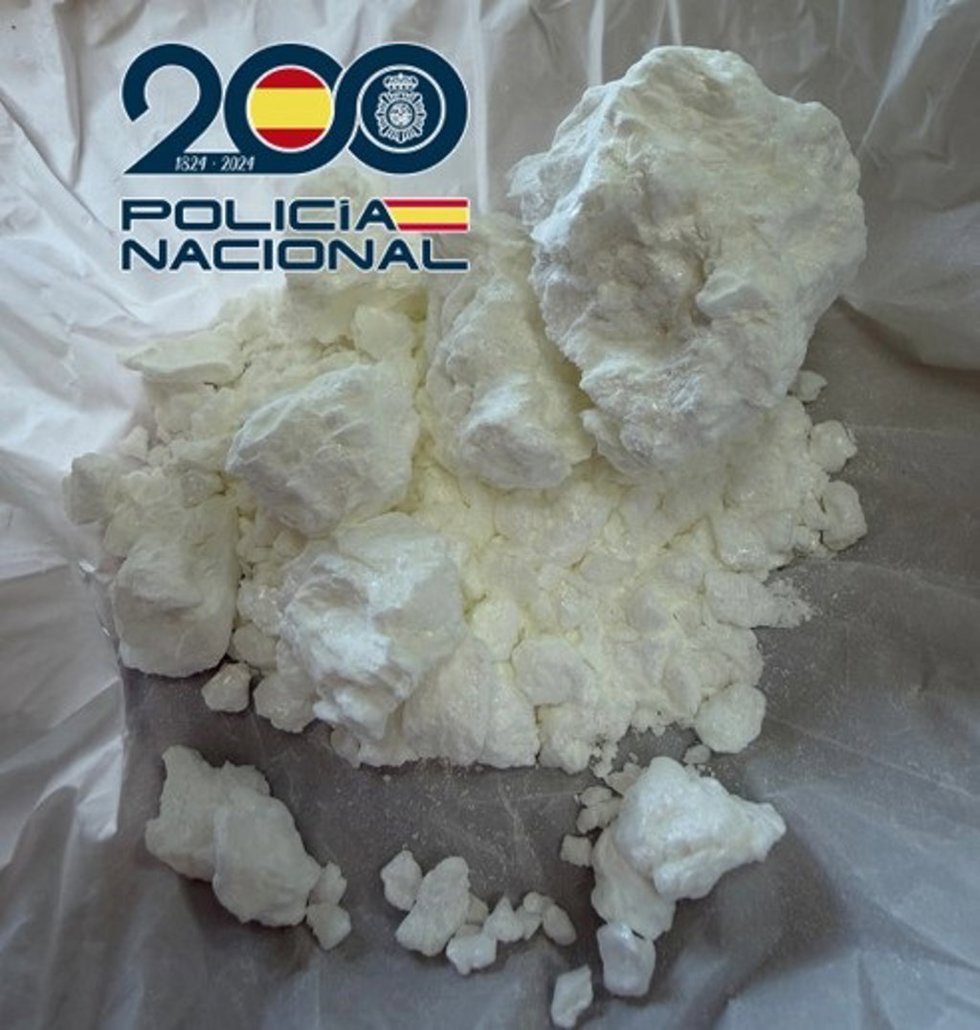 Cocaína intervenida a un hombre en Baza (Granada).