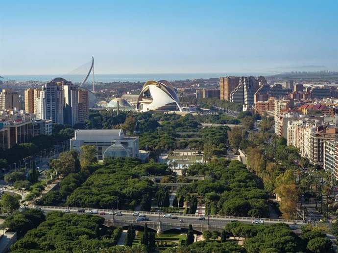 Archivo - Imagen del Jardín del Turia de València