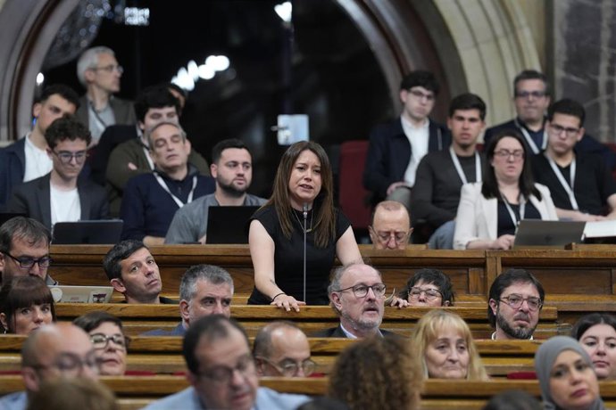 Archivo - La diputada de la CUP, Laure Vega.