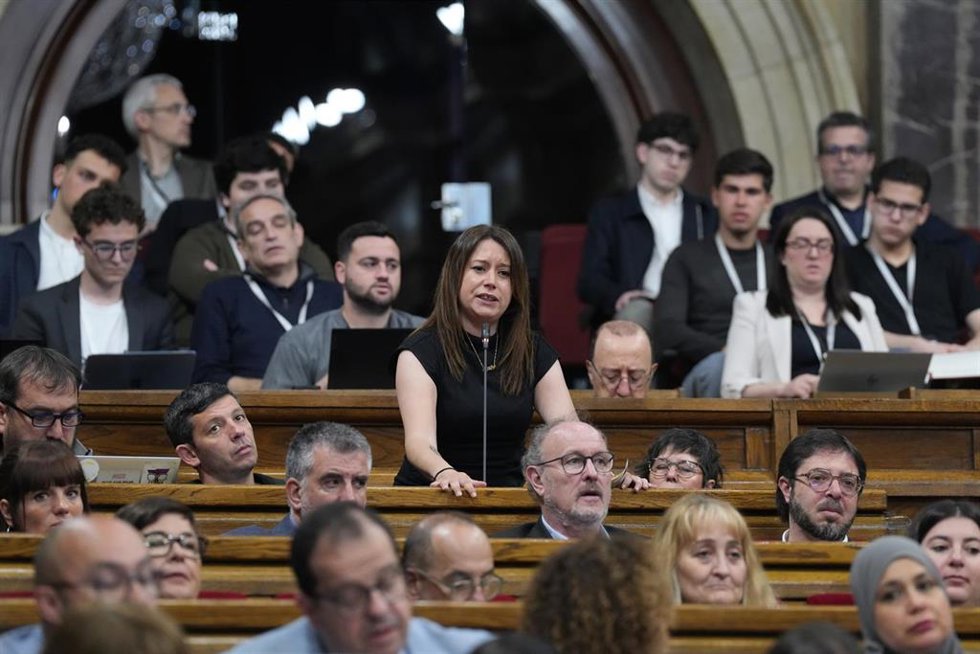 Archivo - La diputada de la CUP, Laure Vega.