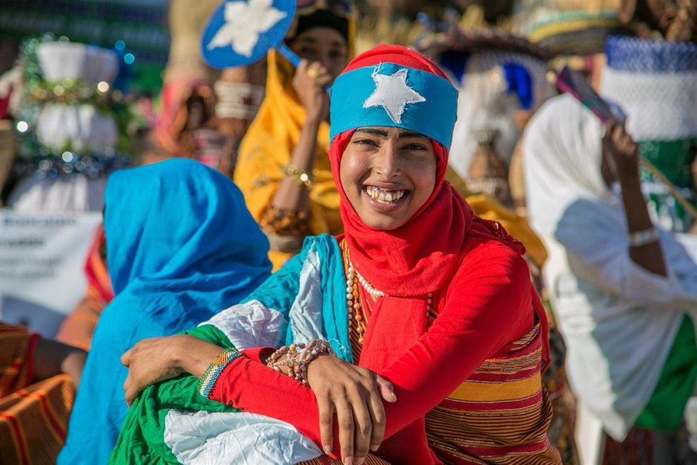 Archivo - Imagen de archivo de festividades en el estado somalí de Puntlandia 