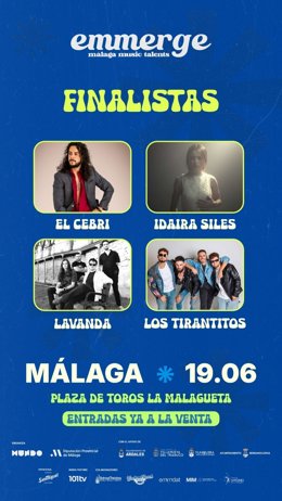 Cartel Emmerge Málaga 2026