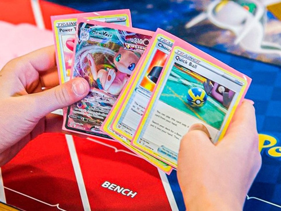 Cartas coleccionables de Pokémon.