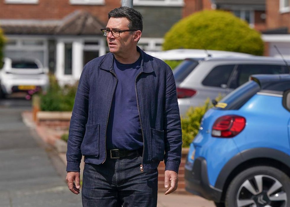 El alcalde del Gran Mánchester, Andy Burnham.