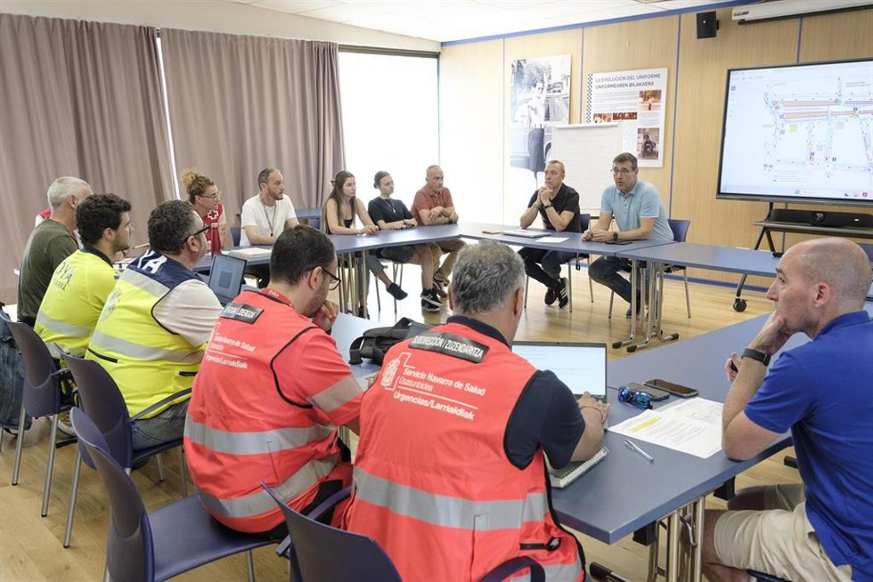 Imagen de la Mesa Sanitaria de los Sanfermines