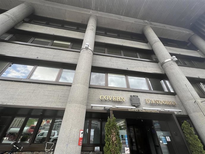 Vista el edificio administrativo del Gobierno de Andorra