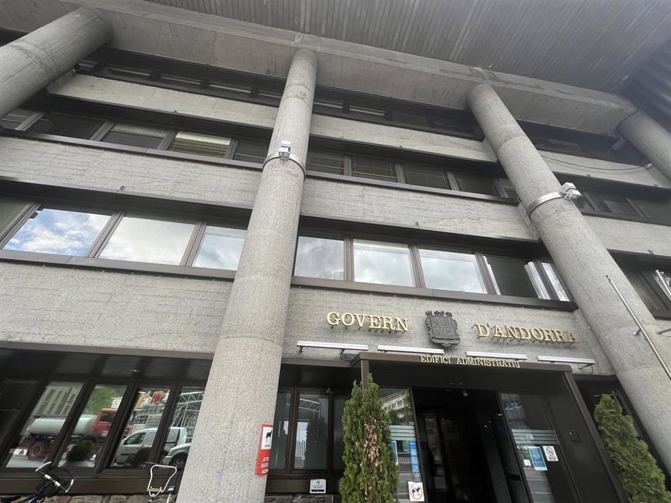 Vista el edificio administrativo del Gobierno de Andorra